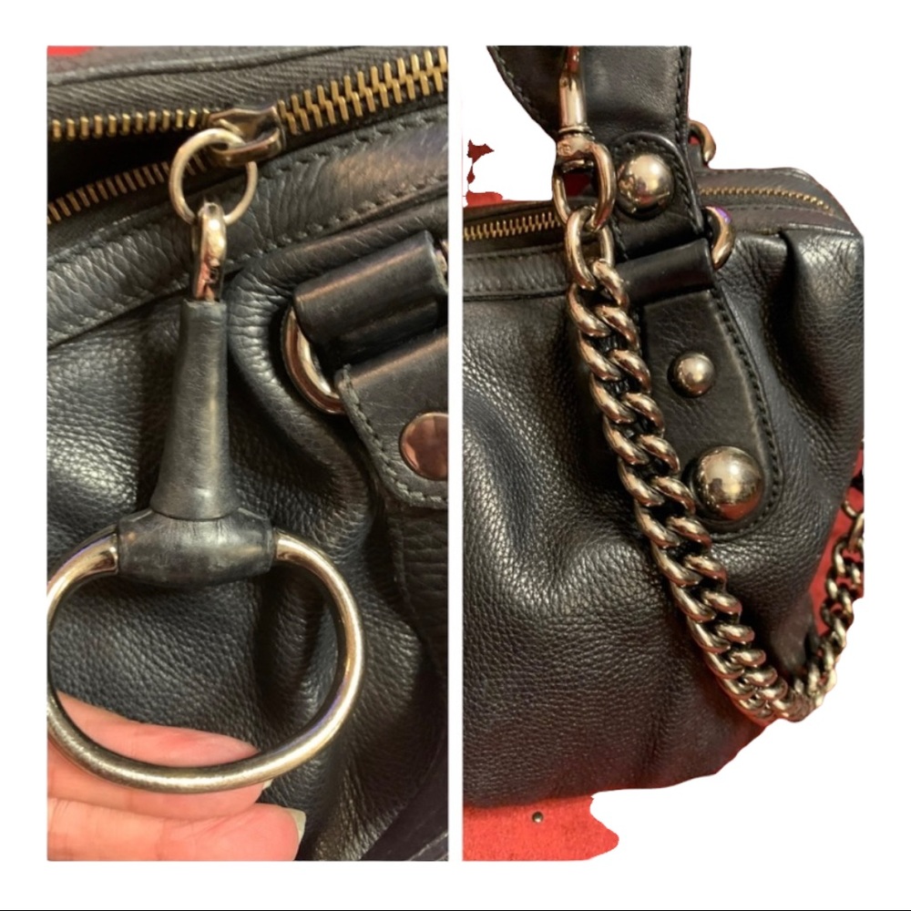 Gucci Black Bit Boston Shoulder Bag - Picture 9 of 12